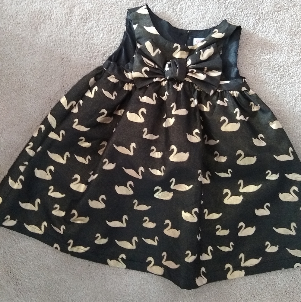 Cat & Jack holiday boxy dress 3t 🦢